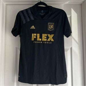 adidas Black and Gold LAFC Soccer Jersey